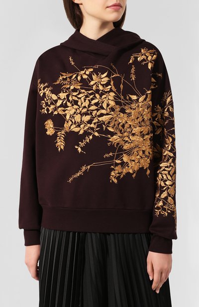 Хлопковое худи DRIES VAN NOTEN, арт. 192-11132-8621, фото 3