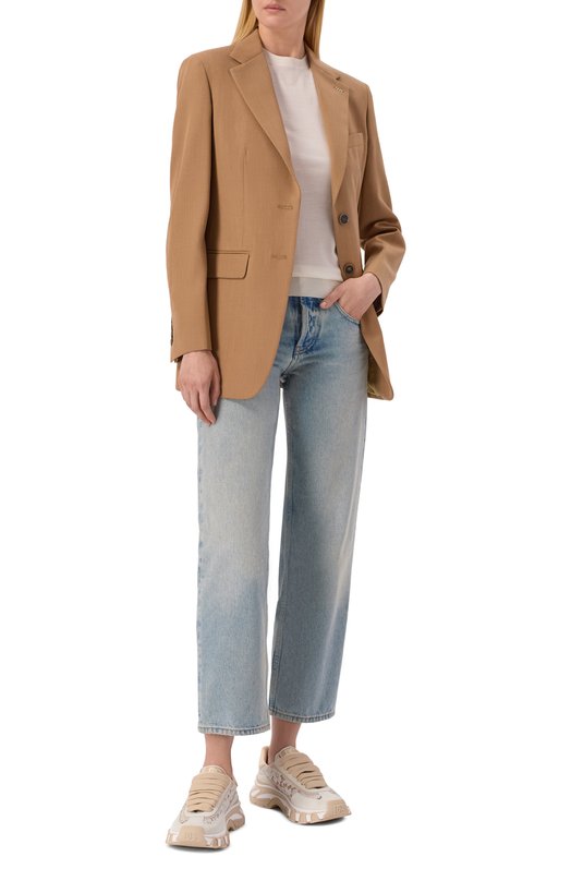 Комбинированные кроссовки DG Country Road Dolce & Gabbana CK2417/AX627 Бежевый  CK2417/AX627 Фото 3