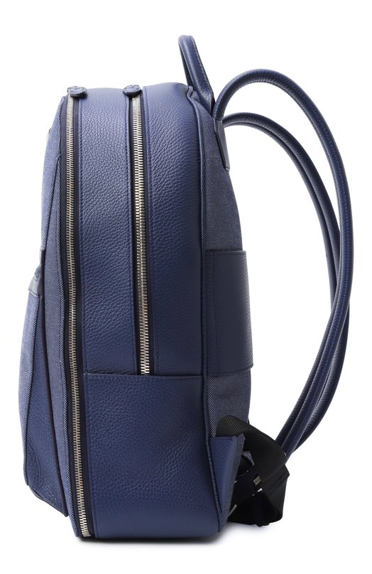 Рюкзак Rubeus Milano BACKPACK BAG MICHELANGEL0/CALFSKIN GRAN PRIX+CANVA Синий  BACKPACK BAG MICHELANGEL0/CALFSKIN GRAN PRIX+CANVA Фото 4