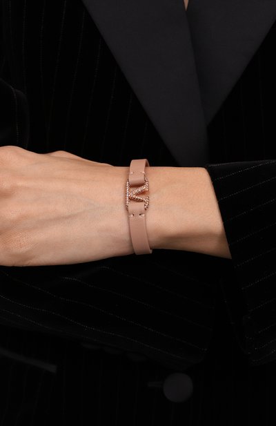 Кожаный браслет VALENTINO бежевого цвета по цене 42050 руб., арт. 3W2J0C44/KNT, фото 2 Кожаный браслет VALENTINO, арт. 3W2J0C44/KNT, фото 2