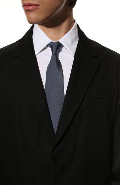 Шелковый галстук PRADA, арт. UCR77-1GNQ-F0013-141, фото 2