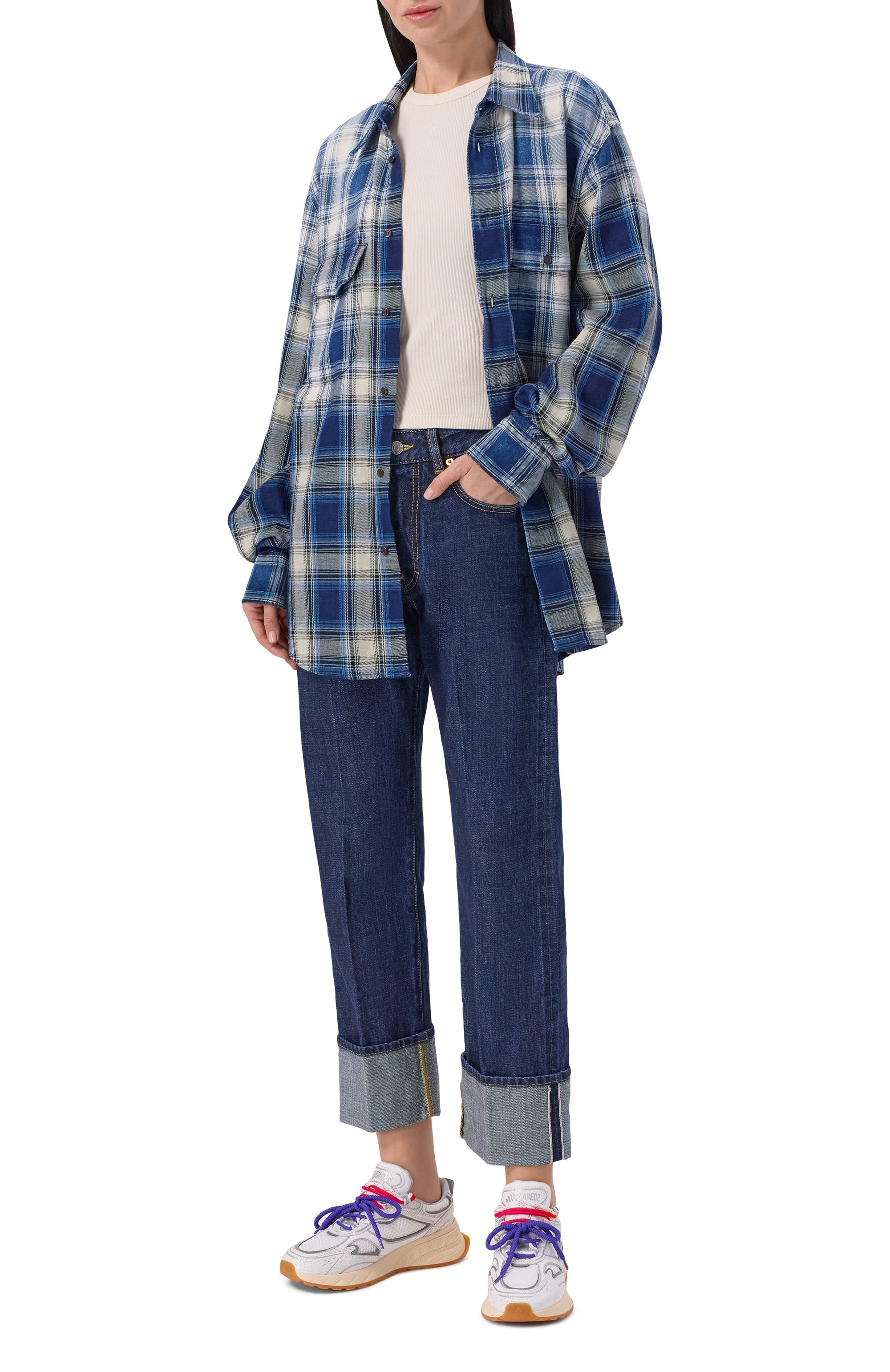 Комбинированные кроссовки sprinter DSQUARED2, арт. SNW0473/43108445, фото 3