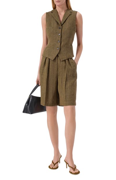 Женский льняной жилет LORENA ANTONIAZZI, арт. E2623GI09A/5285