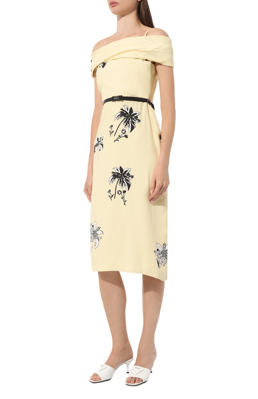 Платье из вискозы PRADA, арт. P3E04H-1Y1R-F0032-211, фото 3