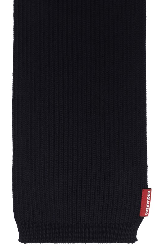 Шерстяной комплект из шапки и шарфа Dsquared2 GBM0003/01W00001 Синий  GBM0003/01W00001 Фото 6