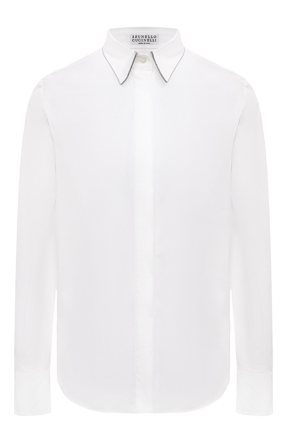 Хлопковая рубашка BRUNELLO CUCINELLI, арт. M0091B1367, фото 1