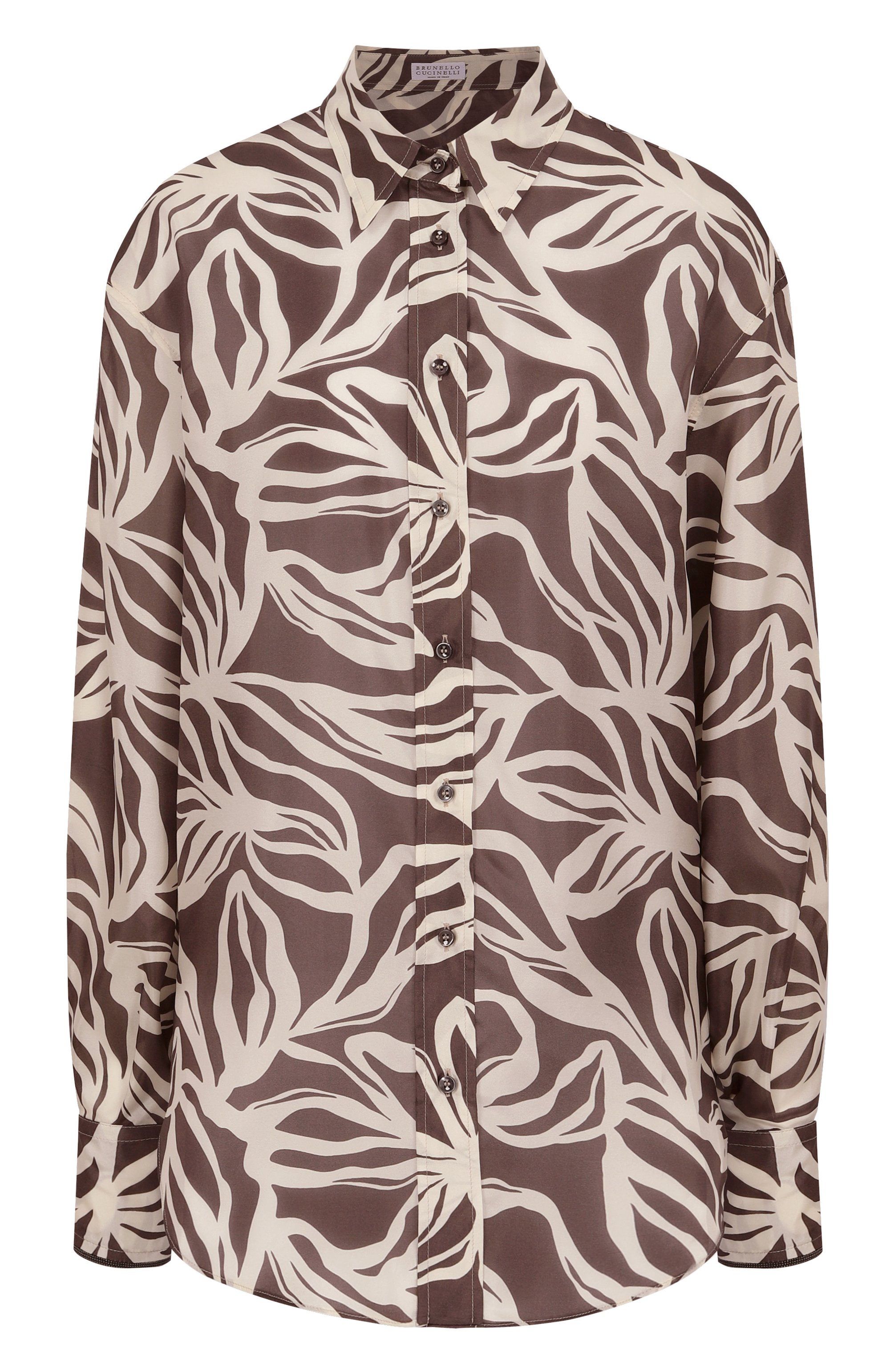 Шелковая рубашка BRUNELLO CUCINELLI, �арт. MP941RL716, фото 1