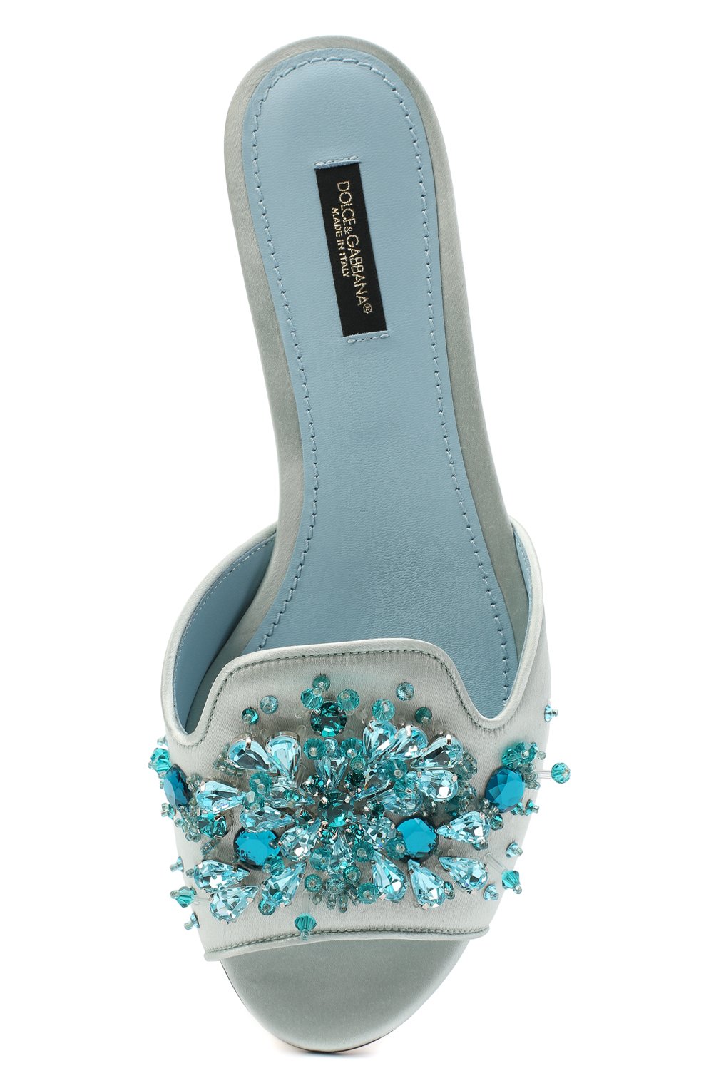 Текстильные шлепанцы bianca DOLCE & GABBANA, арт. CQ0423/AW138, фото 5