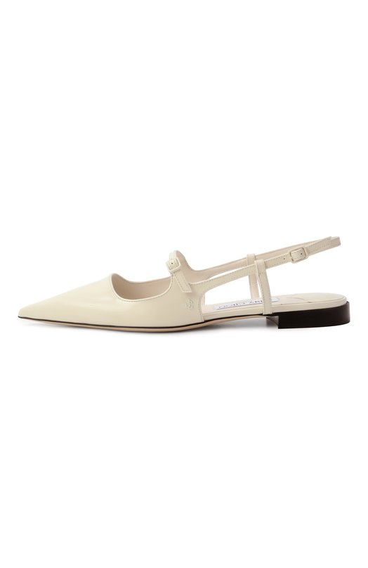 Лакированные балетки Didi Jimmy Choo DIDI FLAT/PAT Кремовый  DIDI FLAT/PAT Фото 4