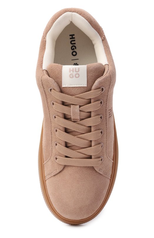 Замшевые кеды Lyzz HUGO 50557844 Бежевый  50557844 Фото 6