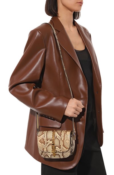 Сумка sylvie из кожи питона GUCCI, арт. 615965 EZ60X, фото 2