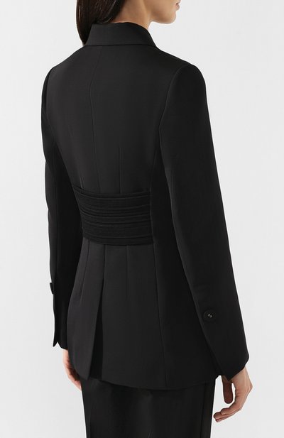 Шерстяной жакет PROENZA SCHOULER черного цвета по цене 119500 руб., арт. R1912004-AW071, фото 4 Шерстяной жакет PROENZA SCHOULER, арт. R1912004-AW071, фото 4