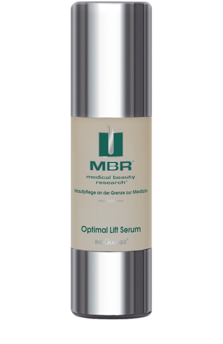 Лифтинг-сыворотка biochange optimal lift serum (30ml) MEDICAL BEAUTY RESEARCH бесцветного цвета, арт. 1224/MBR | Фото 1 (Материал внутренний: Не назначено; Региональные ограничения белый список (Axapta Mercury): Не проставлено; Косметика кросс-кт: Антивозрастной уход; Нос: Не проставлено; Тип продукта: Сыворотки; Назначение: Для лица; Статус проверки: Проверена категория)