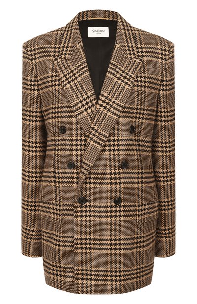 Женский жакет из шелка и кашемира SAINT LAURENT, арт. 837047/Y3J67