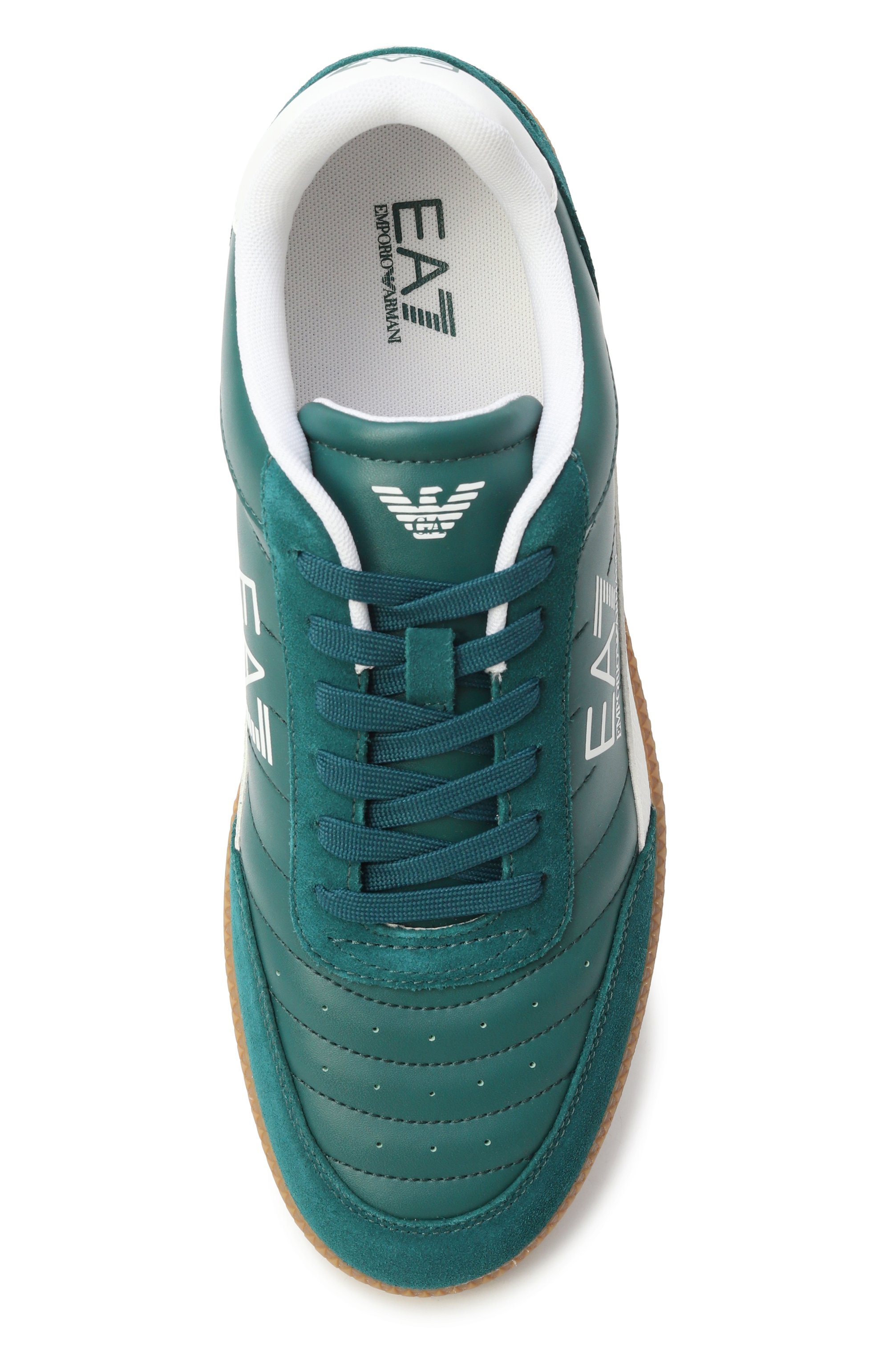 Кожаные кеды EA7, арт. 7X000406/AF19827, фото 6