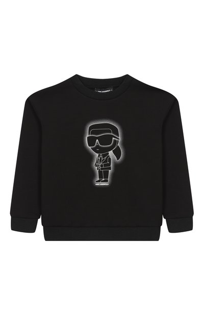 Хлопковый свитшот KARL LAGERFELD KIDS, арт. Z30637