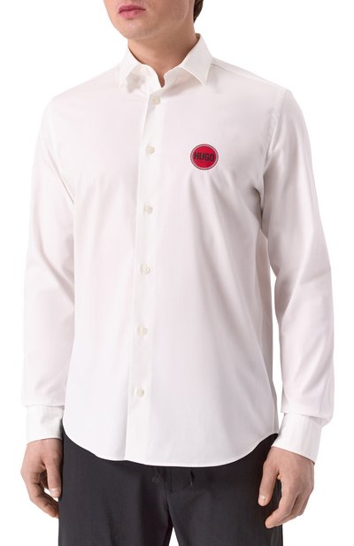 Хлопковая рубашка HUGO, арт. 50534280, фото 3