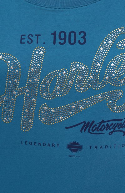 Хлопковая футболка HARLEY-DAVIDSON, арт. R003822, фото 5