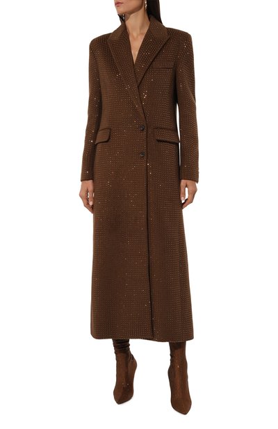 Пальто с отделкой стразами GIUSEPPE DI MORABITO, арт. 03PFC0047FC 03350, фото 3