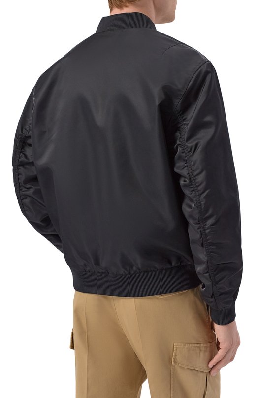 Утепленный бомбер HUGO 50552650 Чёрный  50552650 Фото 4