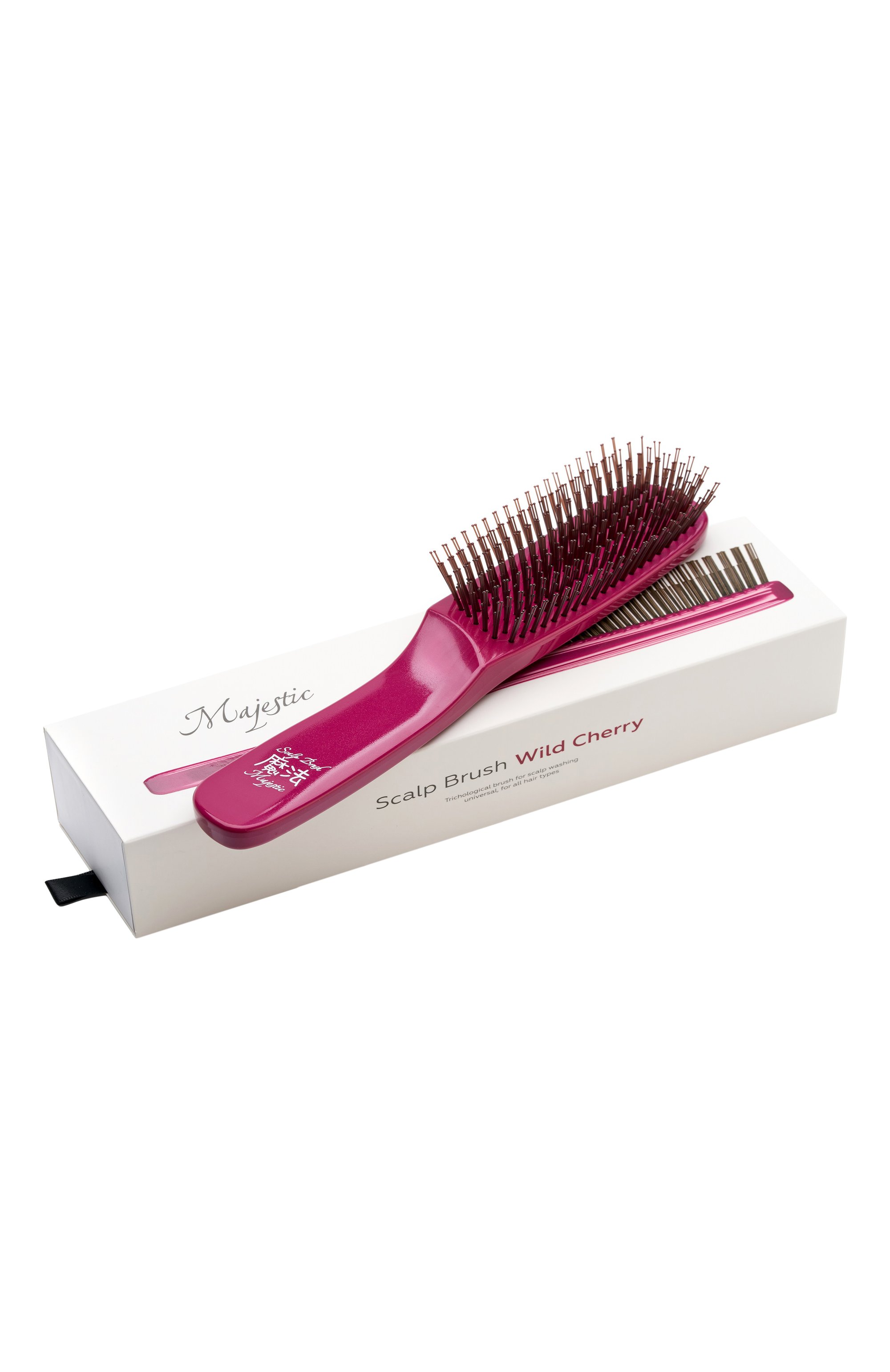 Расческа scalp brush 568 зубцов, оттенок дикая вишня MAJESTIC цвета по цене 23700 руб., арт. 4673748653003, фото 1 Расческа scalp brush 568 зубцов, оттенок дикая вишня MAJESTIC, арт. 4673748653003, фото 1