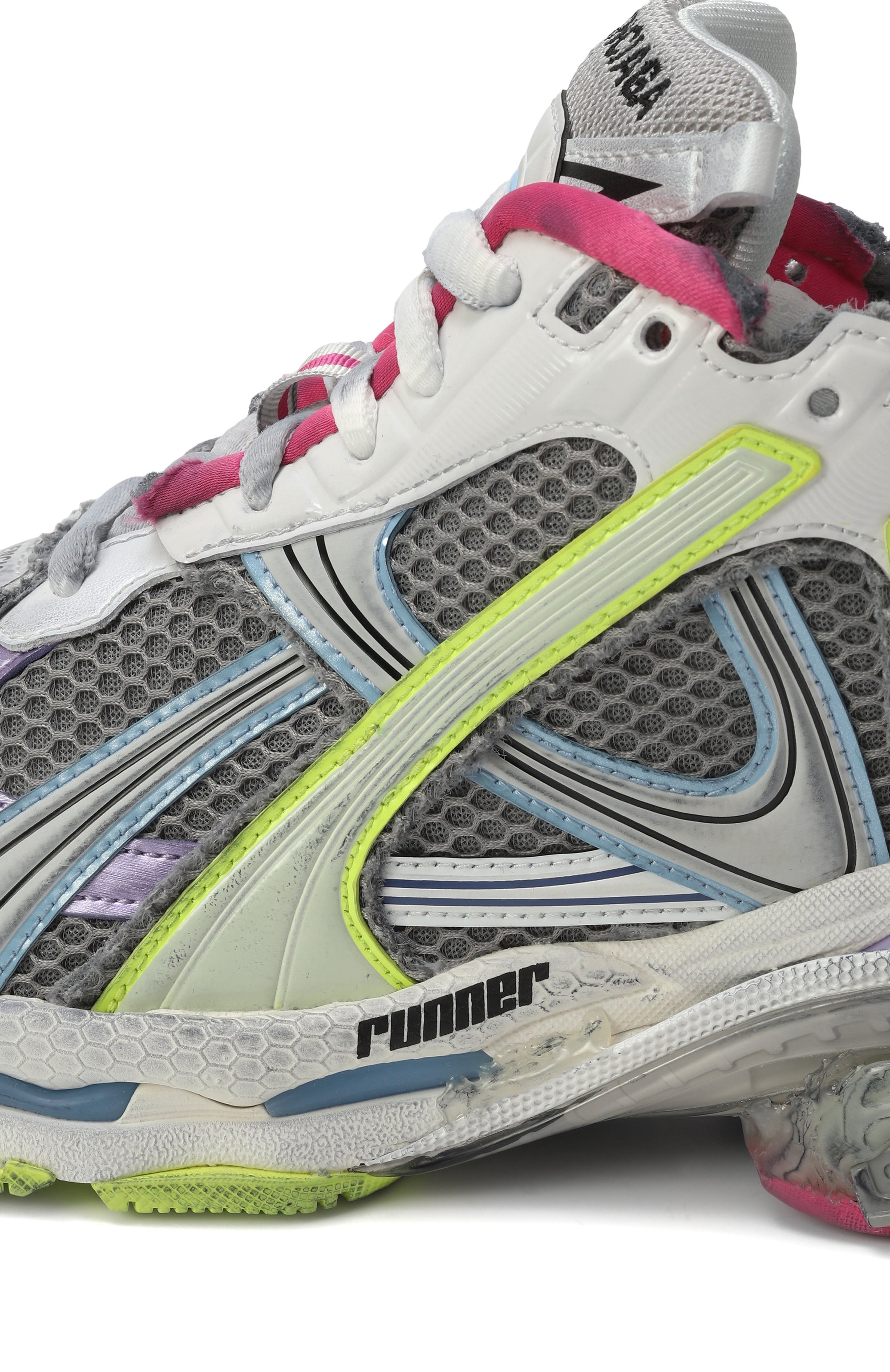 Комбинированные кроссовки runner BALENCIAGA, арт. 772767/W3RMU, фото 7