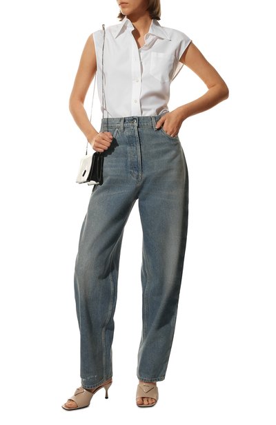 Хлопковая рубашка PRADA, арт. P477EM-1UCX-F0009-211, фото 2