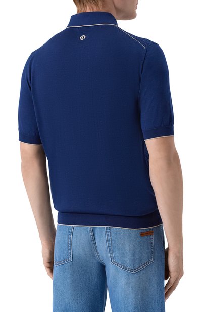 Шелковое поло STEFANO RICCI, арт. K616452P31/F26117, фото 4