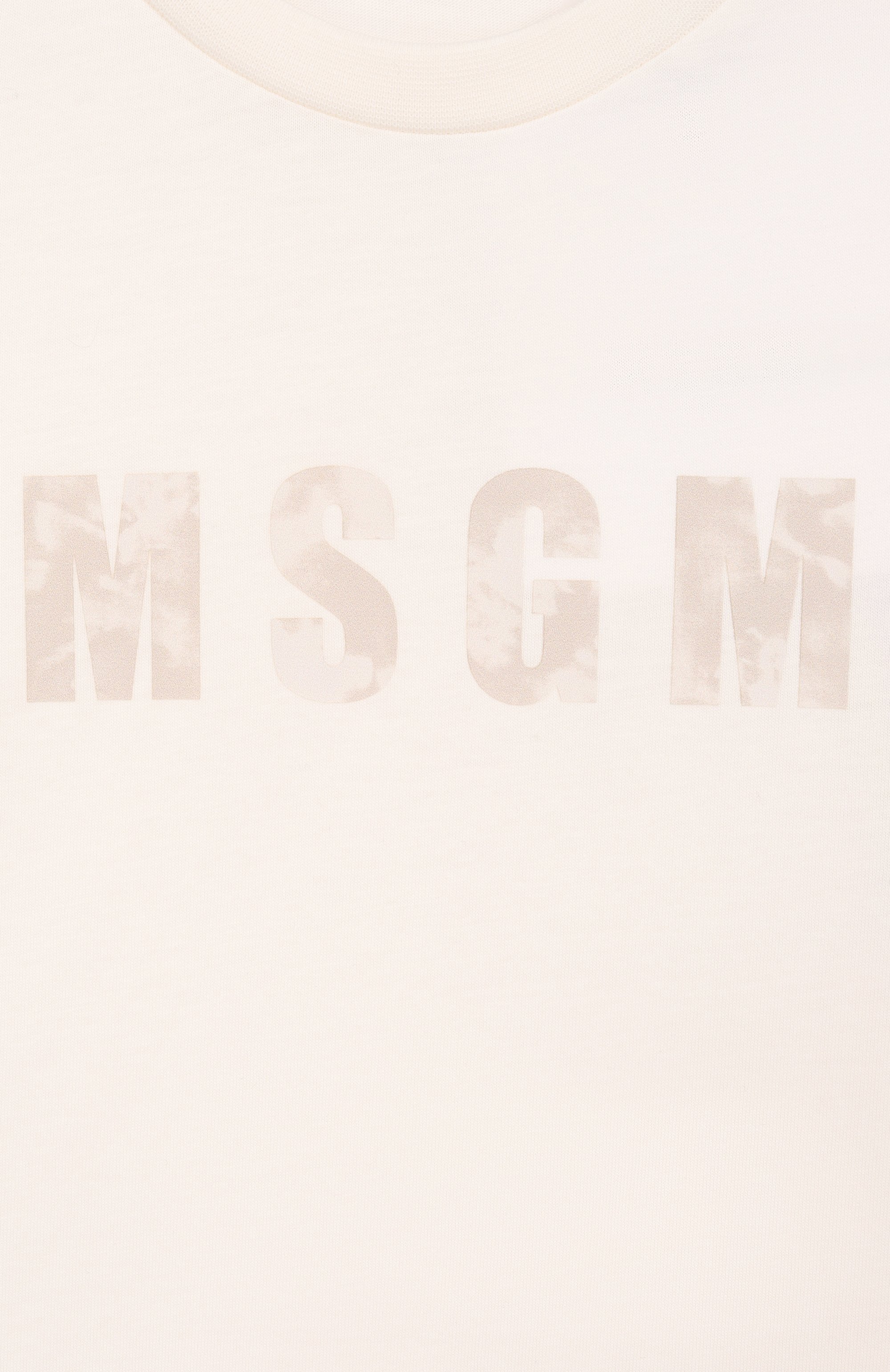 Хлопковая футболка MSGM KIDS, арт. S6MSJBTH241, фото 3