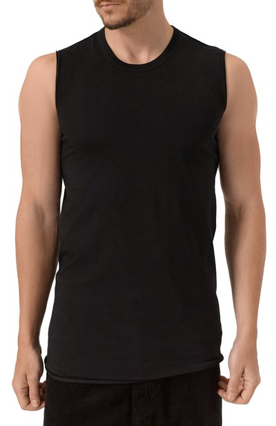 Хлопковая майка RICK OWENS, арт. RU02E1151/JA, фото 3