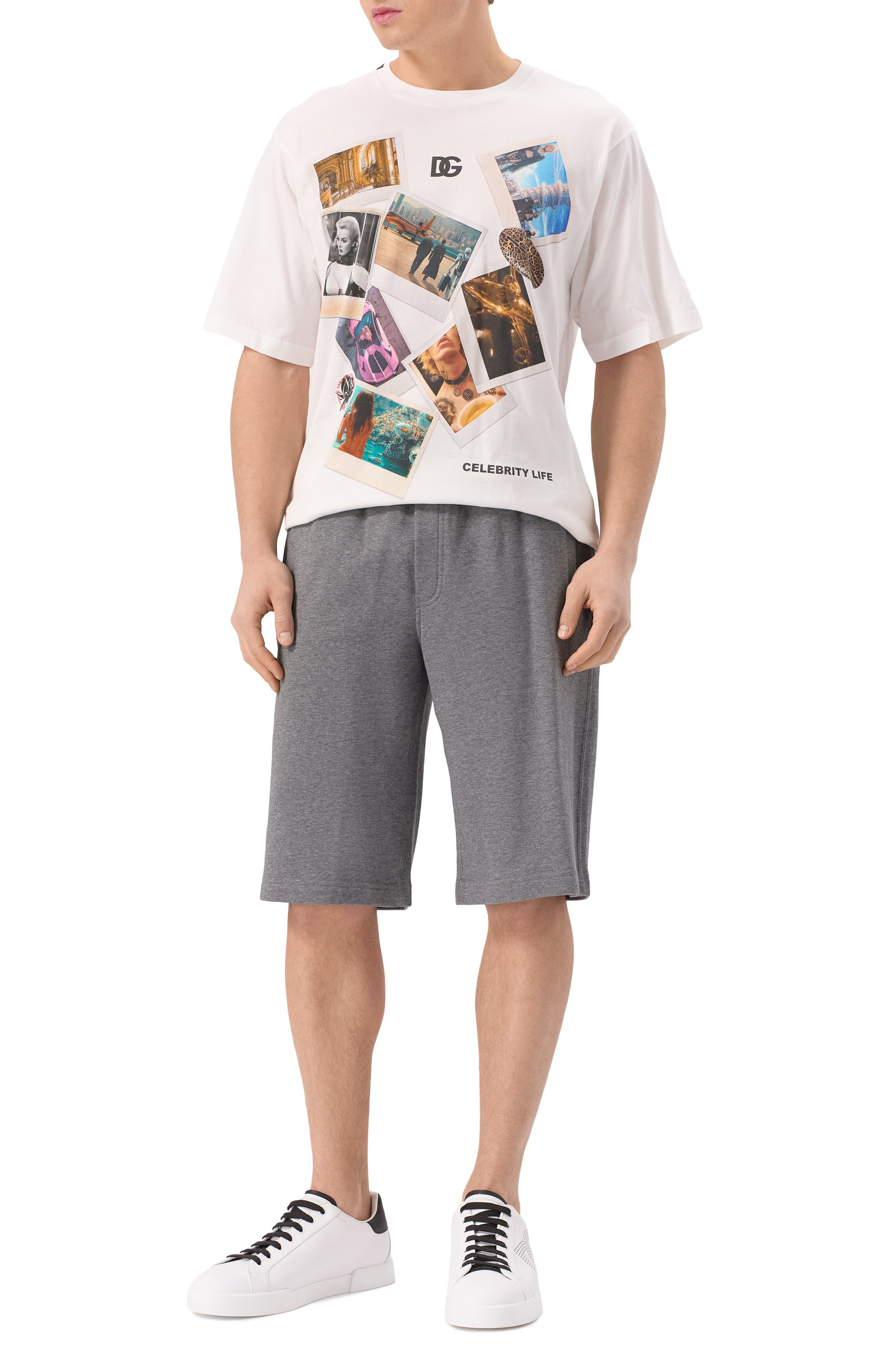 Хлопковые шорты DOLCE & GABBANA, арт. GP07UT/G7N7B, фото 2