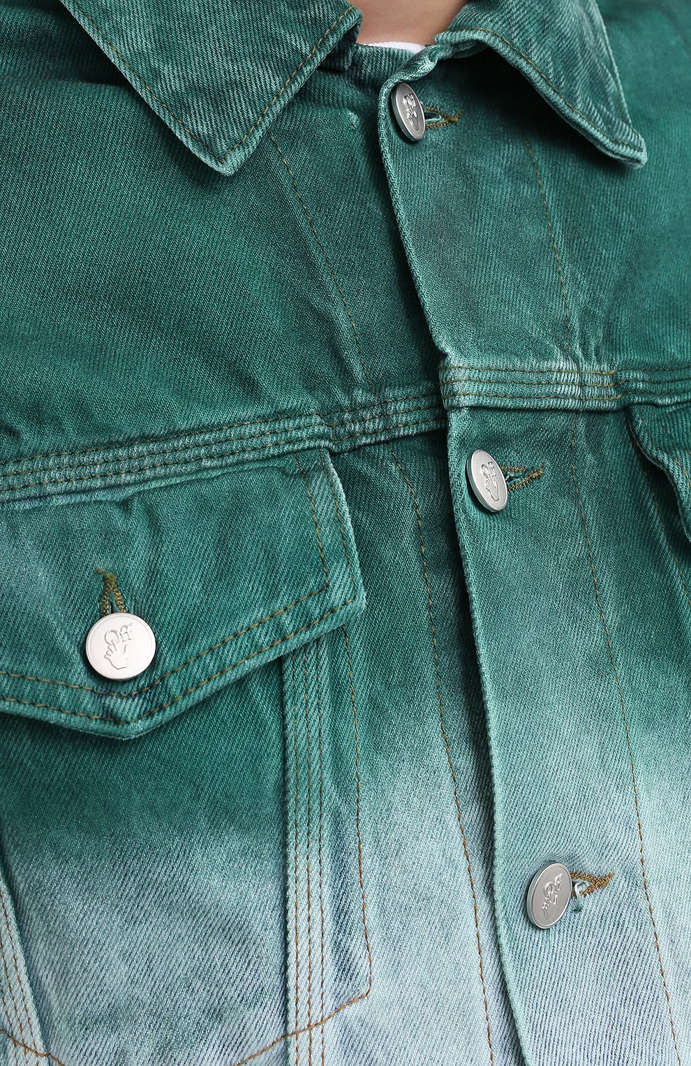 Джинсовая куртка OFF-WHITE, арт. 0MYE054E20DEN0024510, фото 5