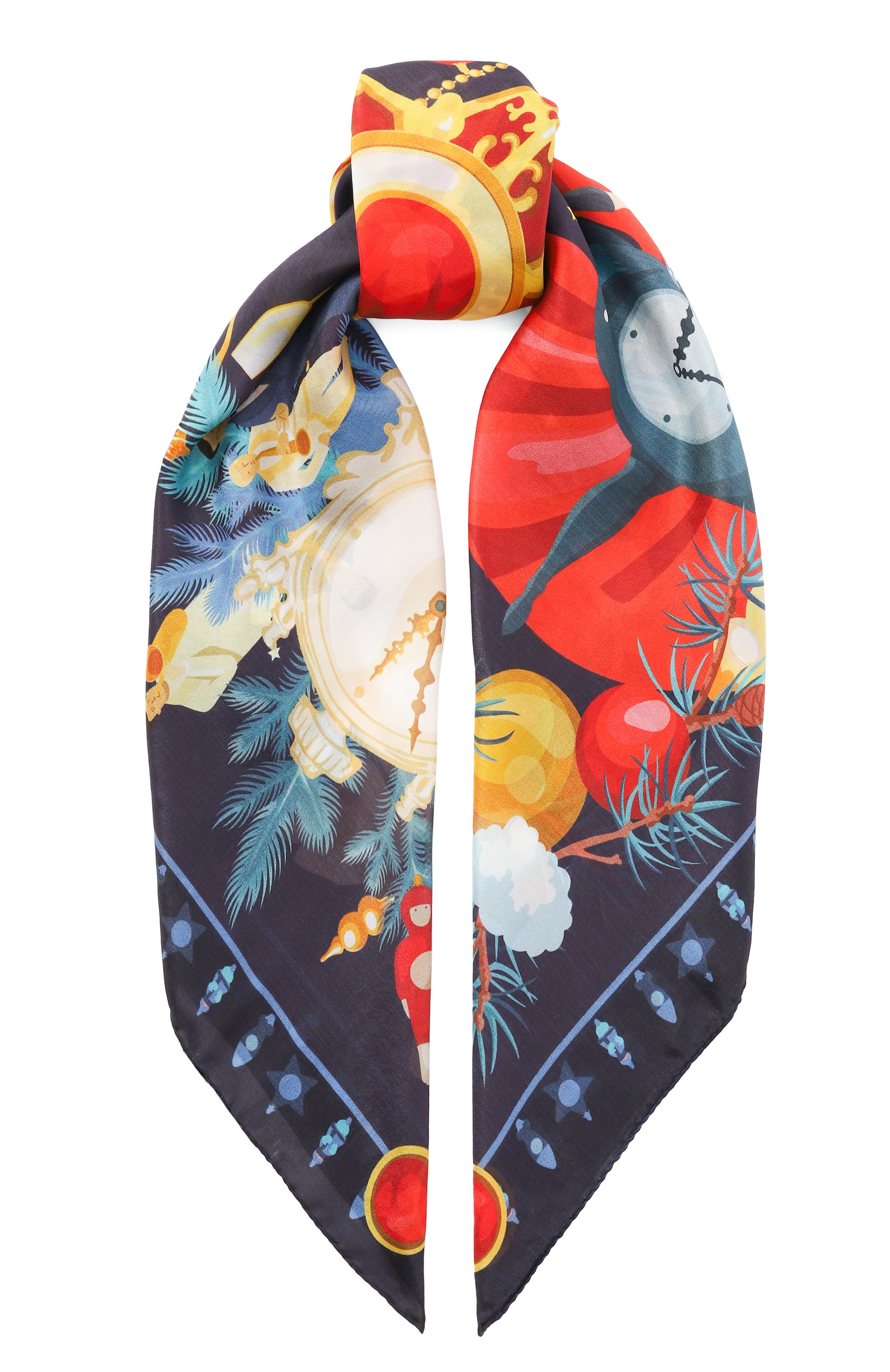 Шелковый платок карнавал GOURJI, арт. 91166237/43172, фото 1