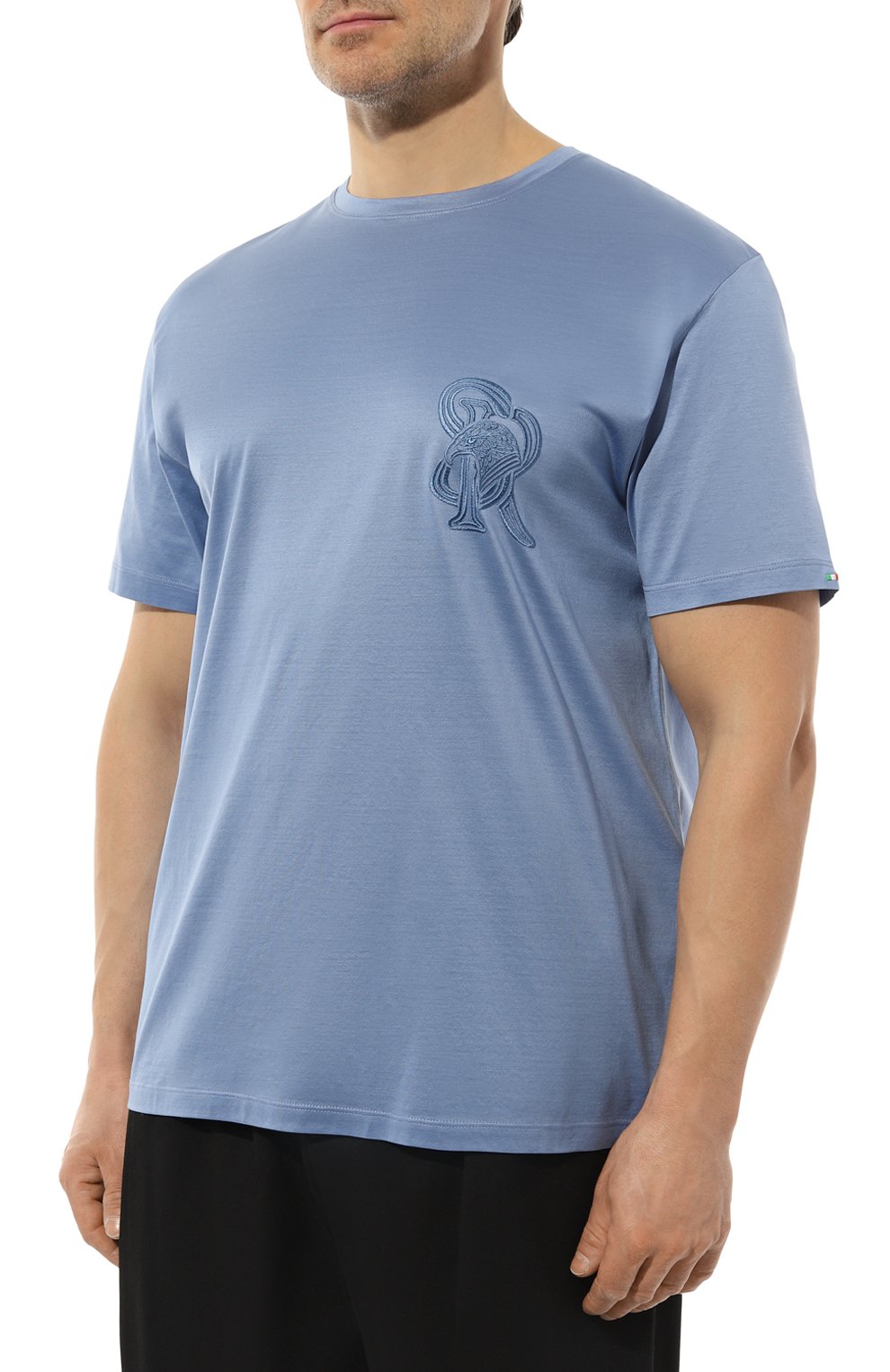 Хлопковая футболка  STEFANO RICCI, арт. MNH4103000/TE0001, фото 3