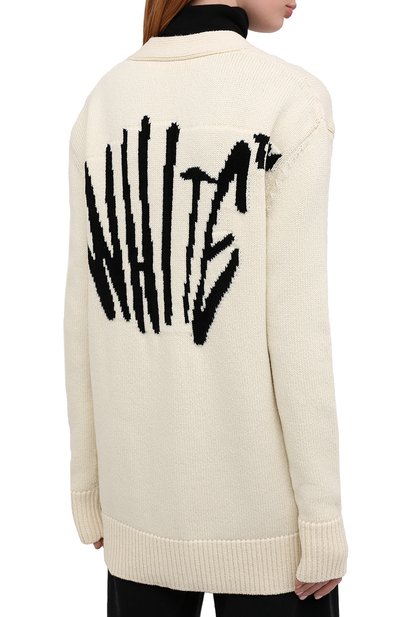 Шерстяной кардиган OFF-WHITE, арт. 0WHB006F20KNI0016110, фото 4