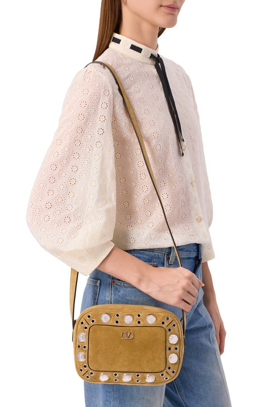 Сумка Nellcôte Valentino 7W2B0R74/JET Коричневый  7W2B0R74/JET Фото 2