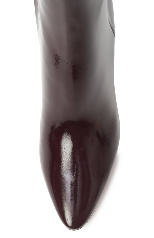 Кожаные ботильоны Amelia Gianvito Rossi G72945.85RIC.NUISAND_NUIB0UR Бордовый  G72945.85RIC.NUISAND_NUIB0UR Фото 6