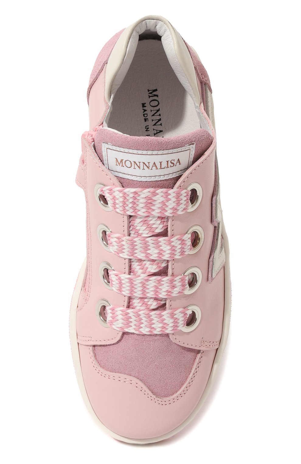 Кеды MONNALISA розового цвета по цене 31875 руб., арт. 8CB006, фото 4 Кеды MONNALISA, арт. 8CB006, фото 4