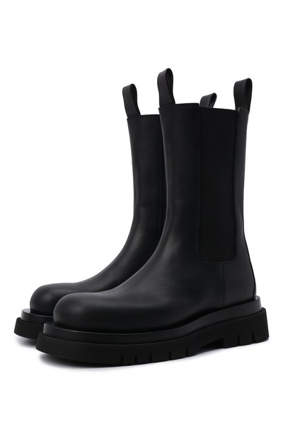 Женские кожаные ботинки bv lug BOTTEGA VENETA, арт. 592045/VIFH0