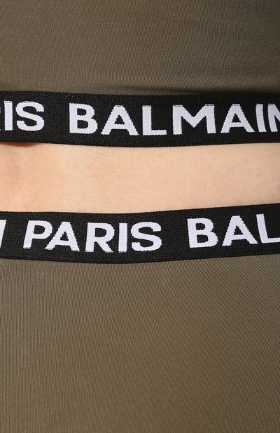 Хлопковые легинсы BALMAIN, арт. BPN095010, фото 5