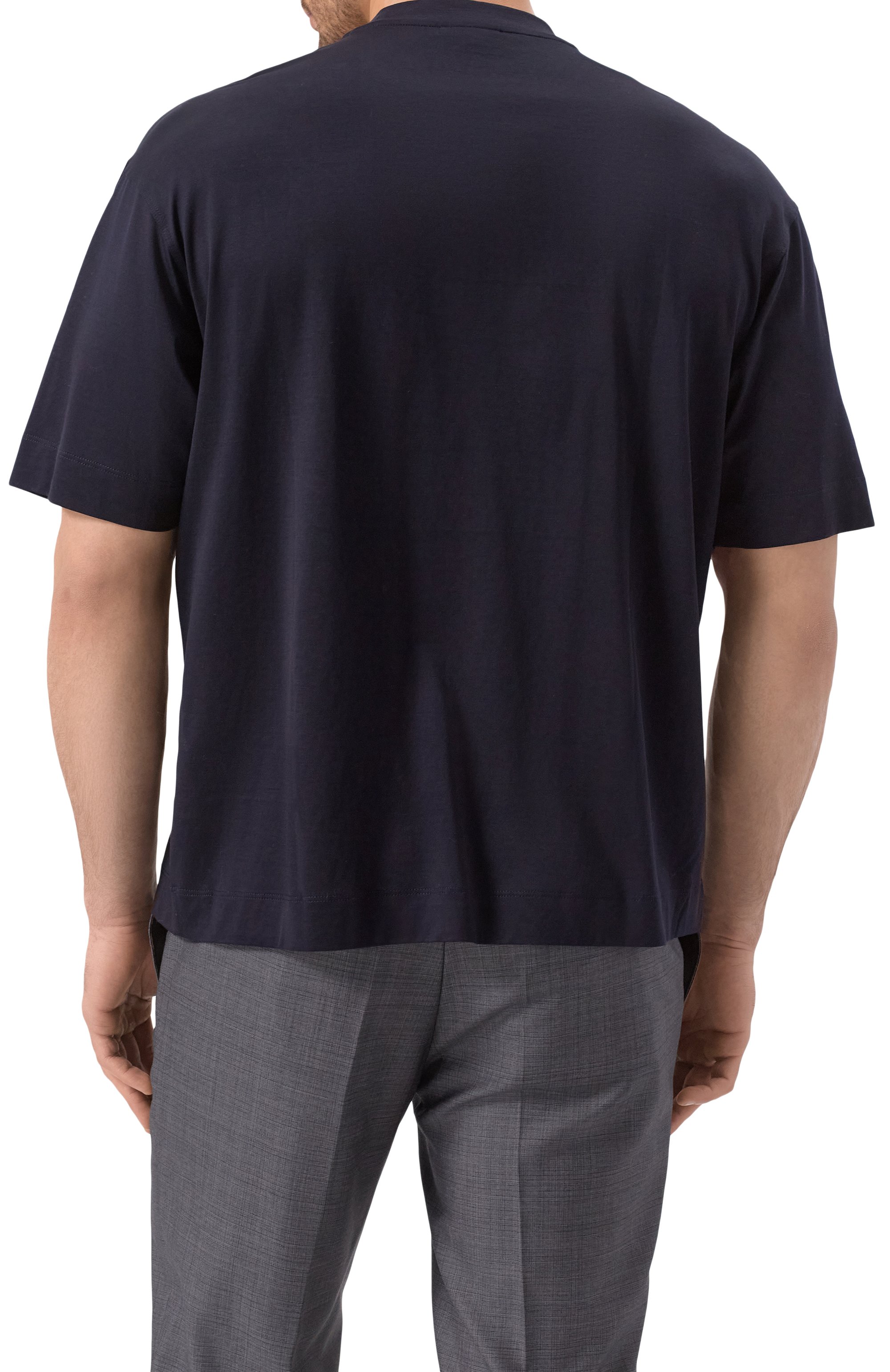 Футболка из лиоцелла и хлопка EMPORIO ARMANI, арт. EM001460/AF10017, фото 4