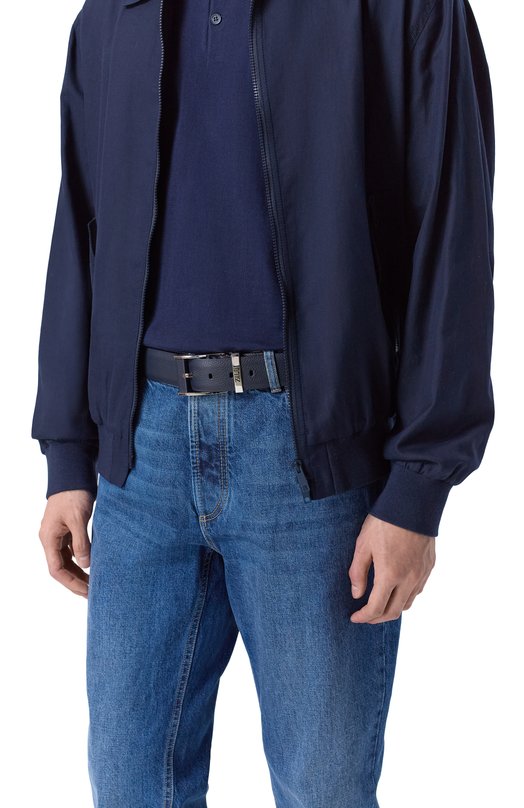 Кожаный ремень Zilli B20740M1990VPAL00 Синий  B20740M1990VPAL00 Фото 2