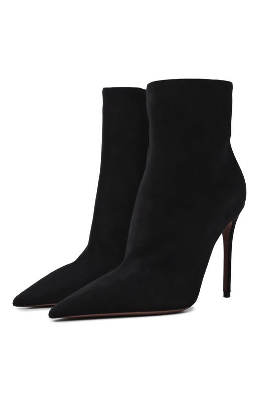 Замшевые ботильоны Vera 105 Paris Texas PX1860/XSA04 Чёрный PX1860/XSA04