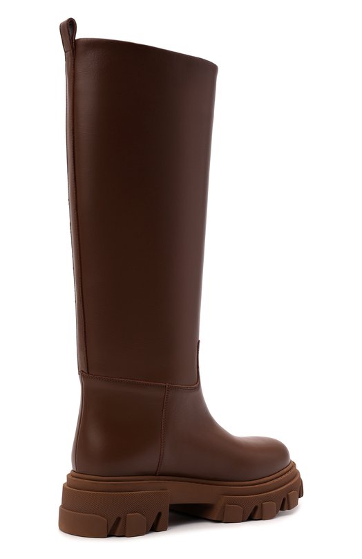 Кожаные сапоги Perni Gia Couture Коричневый, фото 5