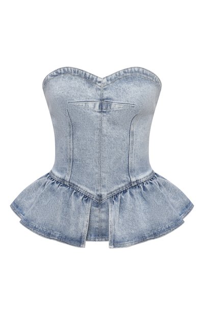 Джинсовый топ ISABEL MARANT, арт. HT2122-21E019I/D0LIZINA, фото 1