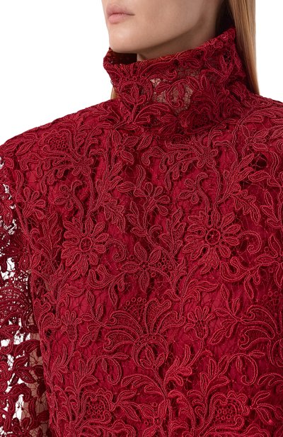 Платье SAINT LAURENT бордового цвета по цене 2080000 руб., арт. 848112/Y363H, фото 4 Платье SAINT LAURENT, арт. 848112/Y363H, фото 4