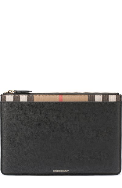 Кожаный чехол для ipad с текстильной отделкой BURBERRY, арт. 4042004, фото 1