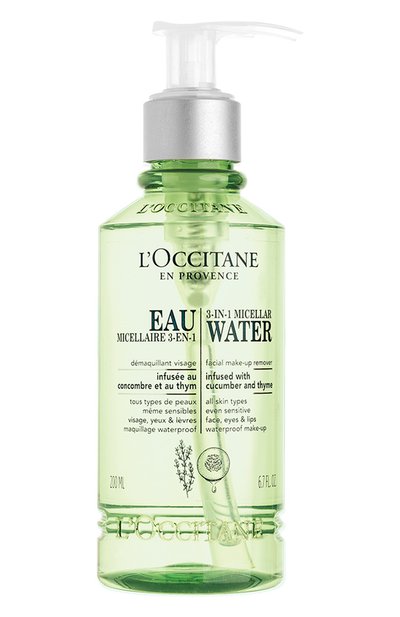 Женского мицеллярная вода 3-в-1 с чабрецом и огурцом (200ml) L`OCCITANE, арт. 716694