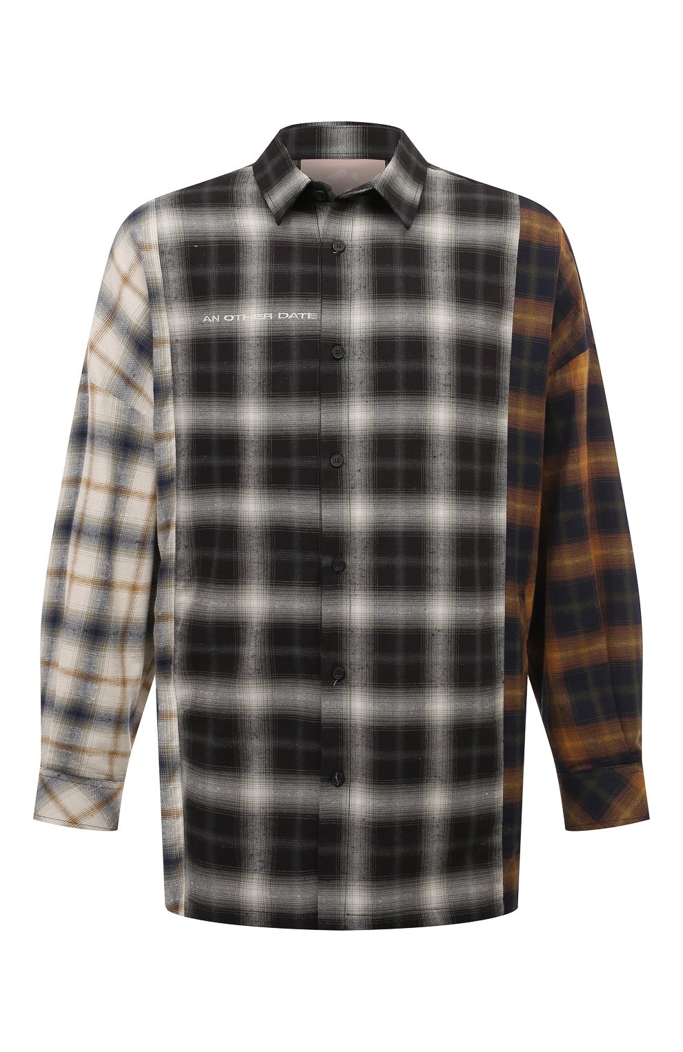Хлопковая рубашка AN OTHER DATE разноцветного цвета по цене 35000 руб., арт. F40DMASI093, фото 1 Хлопковая рубашка AN OTHER DATE, арт. F40DMASI093, фото 1