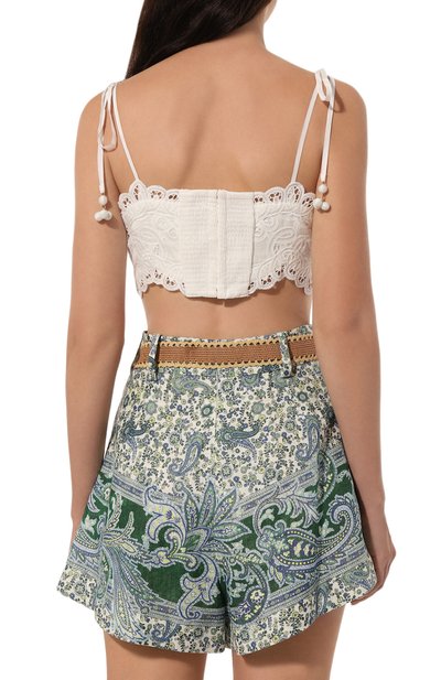 Хлопковый топ ZIMMERMANN, арт. 1442TSS242, фото 4